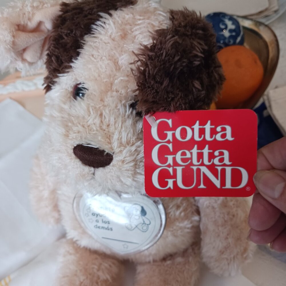 vintage Gund make a promise puppy Gotta Getta Gund Plush